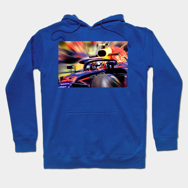 Max Verstappen Racing Hoodie by DeVerviers